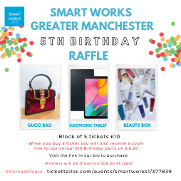 Smart Works Greater Manchester 5th Birthday Raffle image
